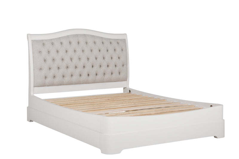 Madrid Bed Upholstered Bed 6' Bone