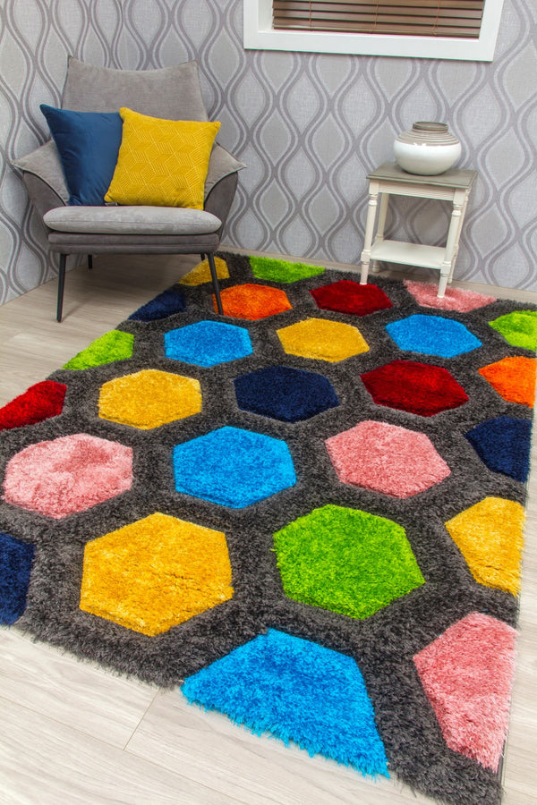 Pacific Rug Honeycomb