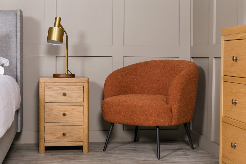 Kerbie Accent Chair - Rust