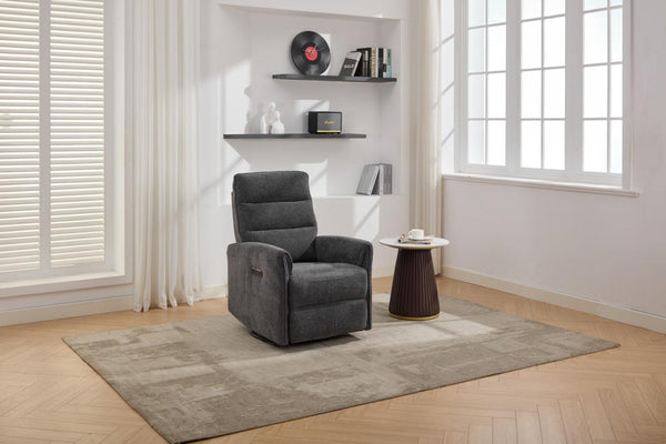 Waterville Swivel & Glide Chair Dark Grey