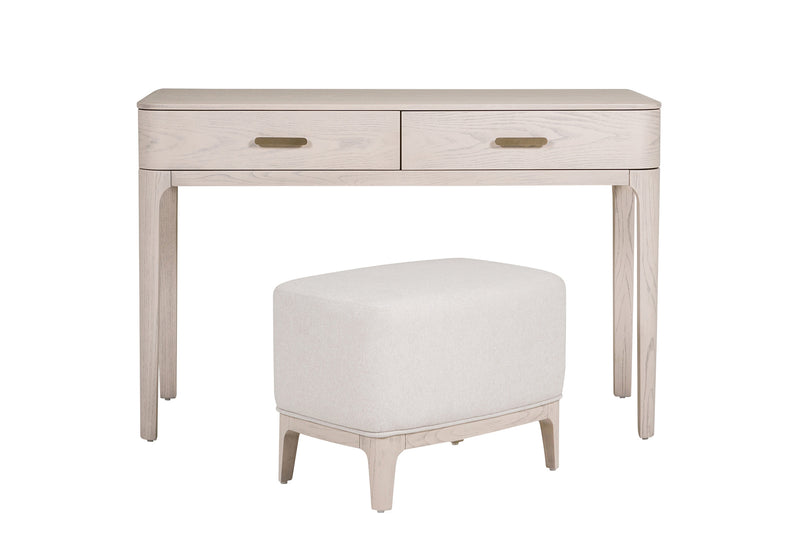 Lara Dressing Table 2 Drawer - Parisian Cream