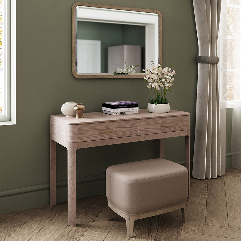 Lara Dressing Table 2 Drawer - Parisian Cream