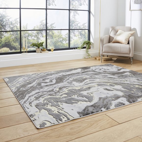 Apollo GR584 Rug Grey/Gold