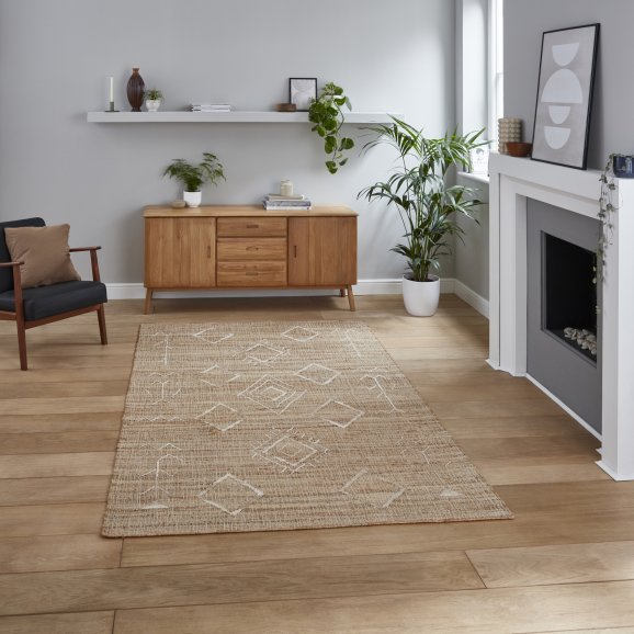 Bazaar Jute 24831 Rug Natural