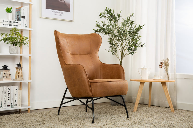 Maverick Armchair - Saddle Tan