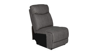 Monty Armless 1 Seat Sectional - Grey