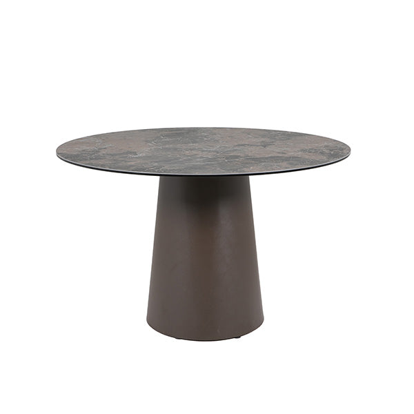 Atom Dining Table 1200 - Ceramic Espresso